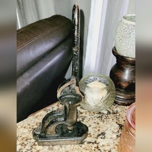 Sewing Antique Cast Iron Eyelet Press EUC